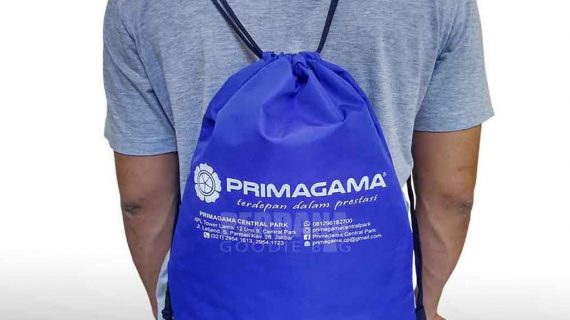 Contoh Drawstring Bag Taslan Primagama Di Central Park Jakarta Barat