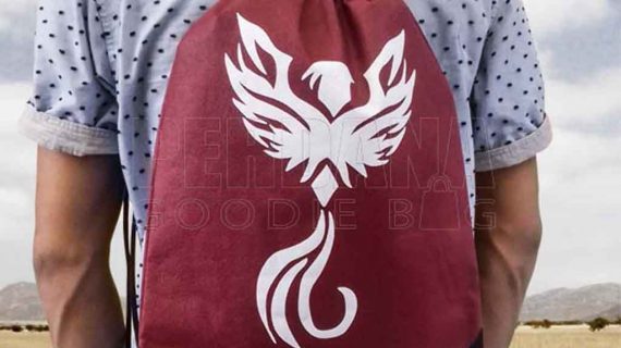 Tas Furing Merah Maroon Serut Tanjung Duren