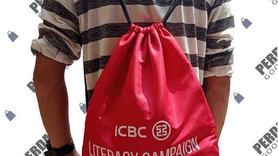 Tas Serut Untuk Souvenir ICBC Jalan Raya Puspitek Buaran TangSel