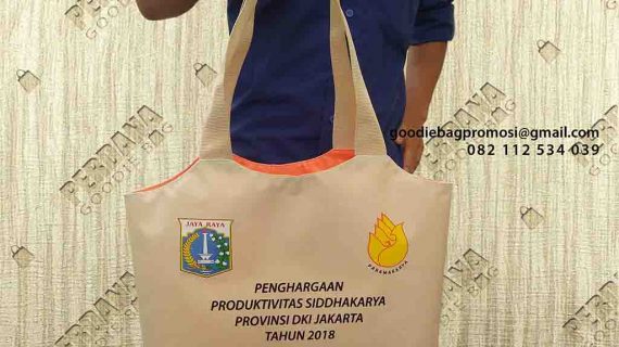 contoh souvenir tas pemerintahan DKI Jakarta by Perdana id4497