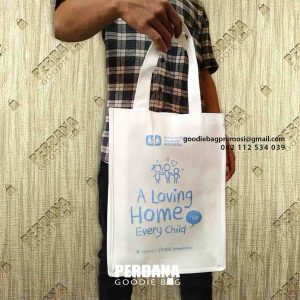 Tas Goodie Bag Bahan Spunbond SOS Children’s Villages Jatipadang Utara Pasar Minggu Jakarta id6580p