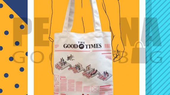 Desain printing tas kanvas custom by Perdana goodiebag