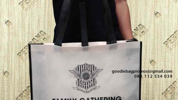 Tas Goodie Bag Spunbond Desain Sablon Kirim Harapan Mulya Medan Satria Kota Bekasi