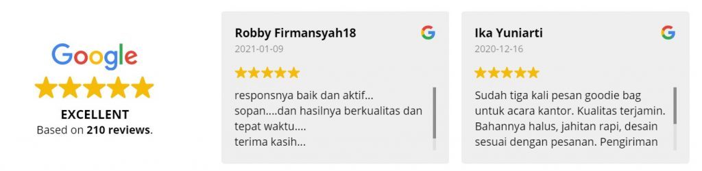 review Perdana Goodie Bag