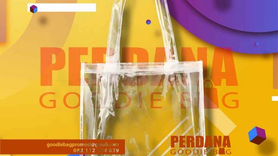 Gambar goody bag bahan mika plastik bening by Perdana Goodiebag